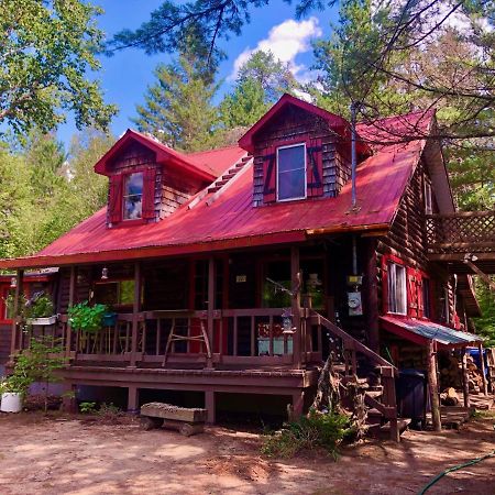 Chalet En Bois Rond Mauricie Saint-Alexis-des-Monts Ngoại thất bức ảnh
