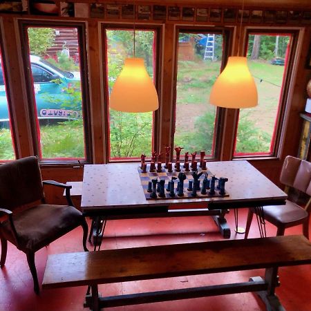Chalet En Bois Rond Mauricie Saint-Alexis-des-Monts Ngoại thất bức ảnh