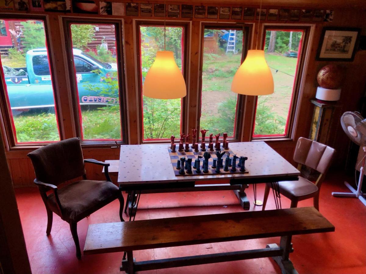 Chalet En Bois Rond Mauricie Saint-Alexis-des-Monts Ngoại thất bức ảnh