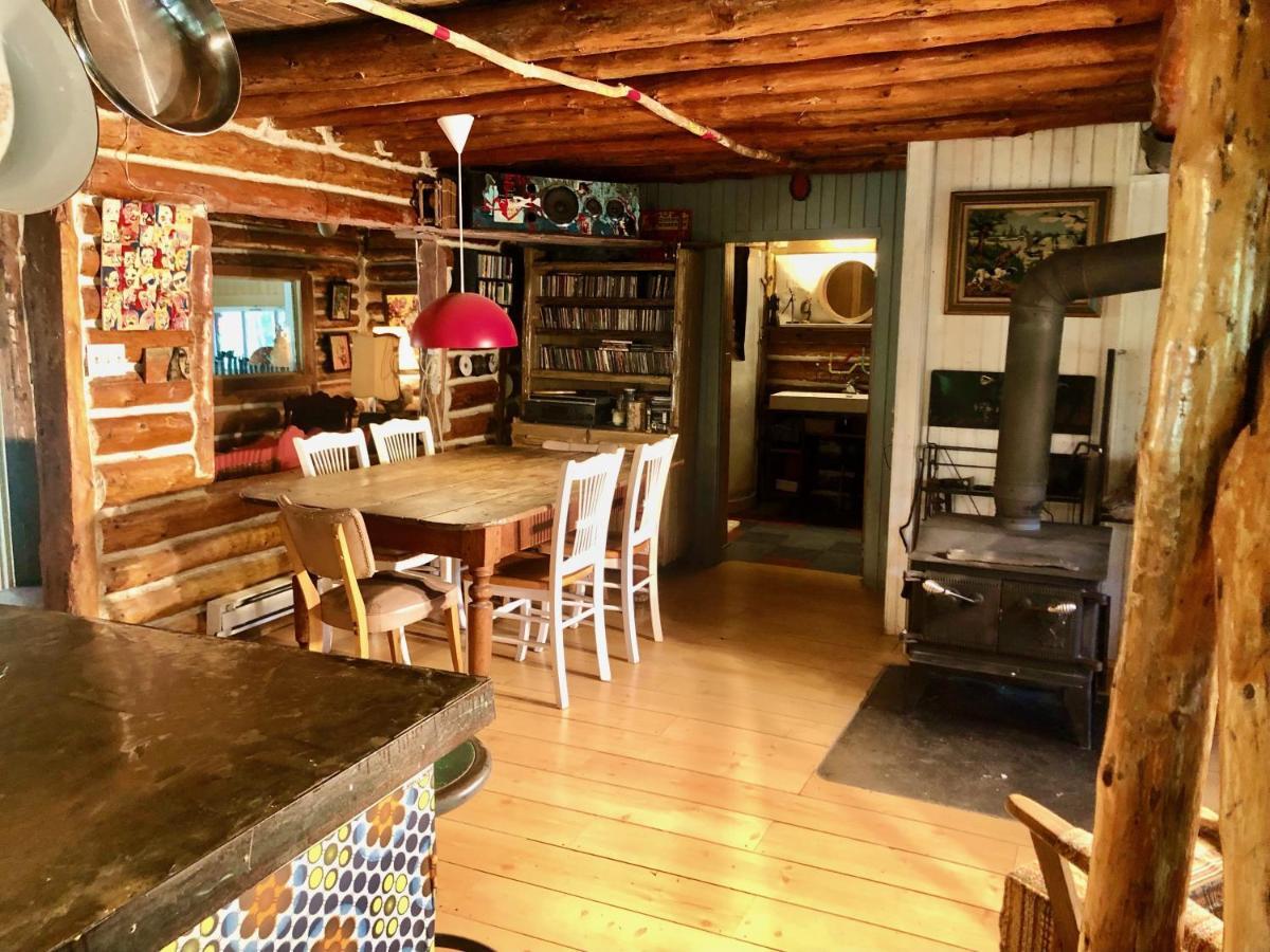 Chalet En Bois Rond Mauricie Saint-Alexis-des-Monts Ngoại thất bức ảnh