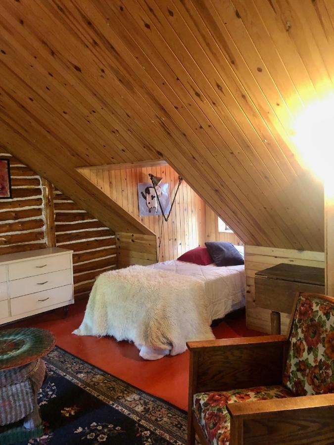 Chalet En Bois Rond Mauricie Saint-Alexis-des-Monts Ngoại thất bức ảnh