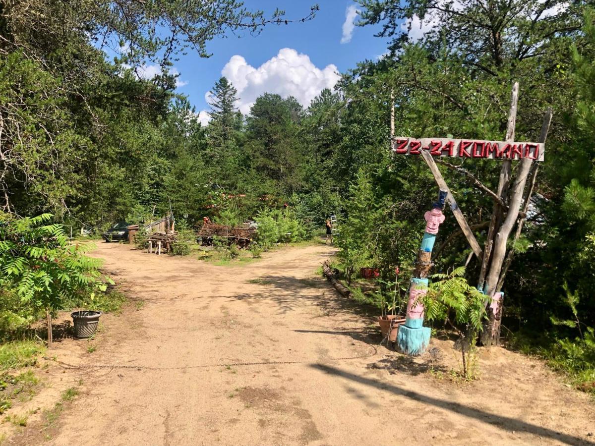 Chalet En Bois Rond Mauricie Saint-Alexis-des-Monts Ngoại thất bức ảnh